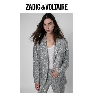 Zadig and Voltaire Vivi Sequin Blazer